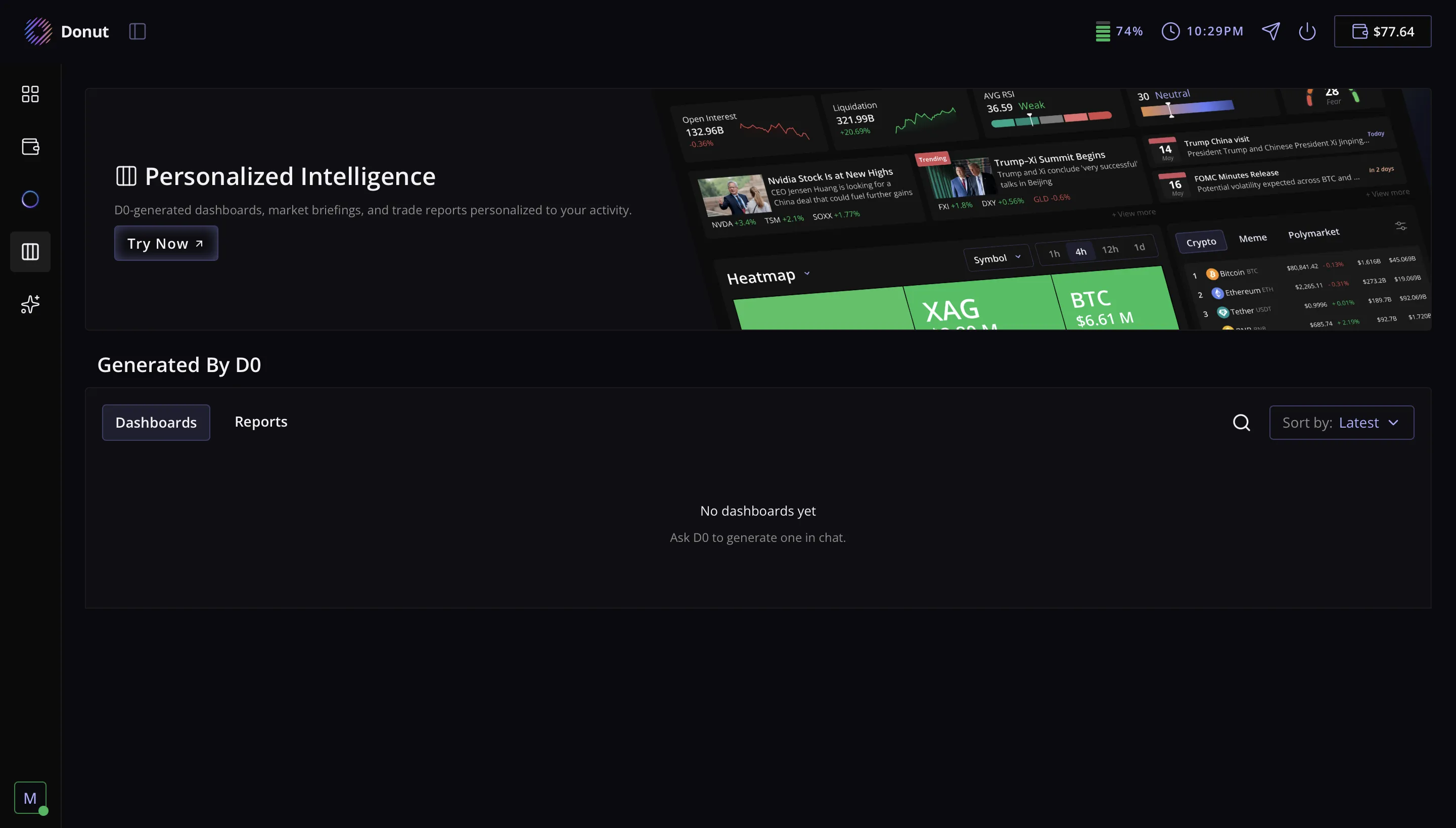 Dashboard Skills browser
