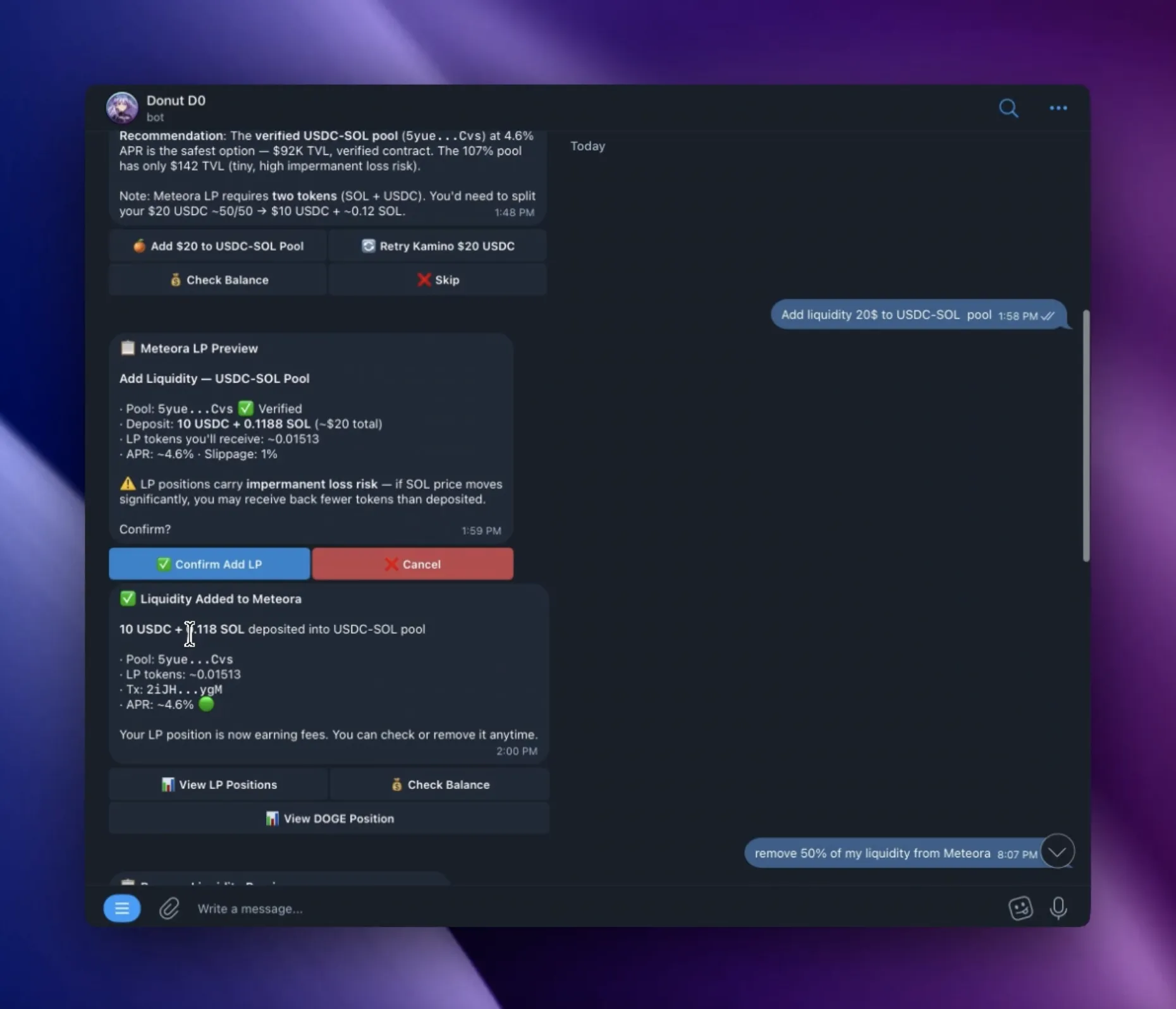 DeFi in Telegram